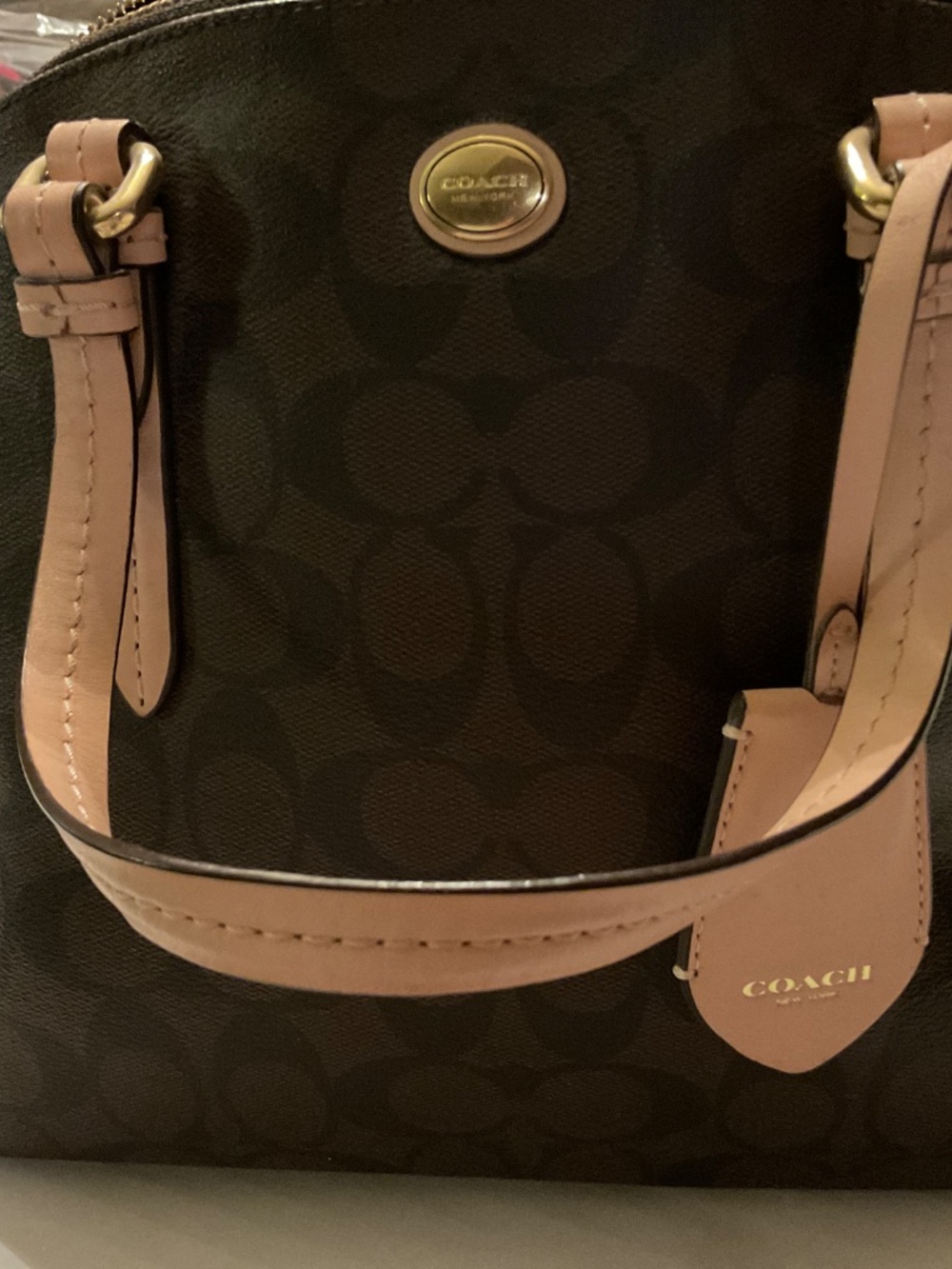 Coach F26184 Signature Peyton Cora Domed Satchel bag - Picture 8 of 12